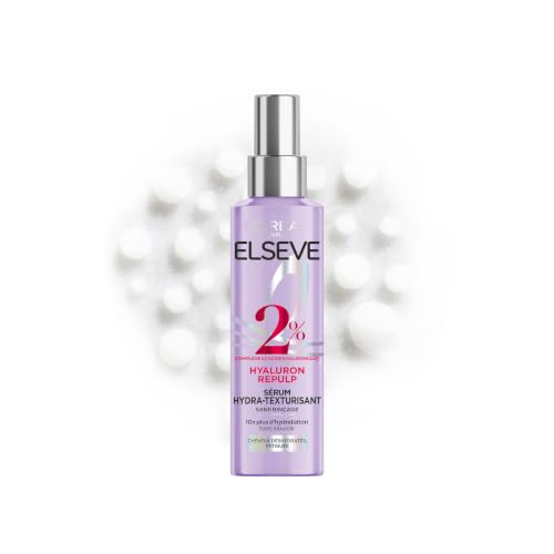 L'Oreal Paris L'Oréal Paris - Moisturising Serum for Dry and Tired Hair - Moisture 72 Hours - With Hyaluronic Acid - Elseve Hyaluronic Repulp - 150ml