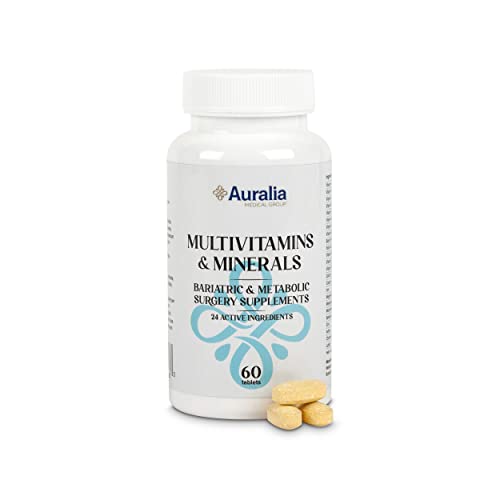 Bariatric Multivitamins with Iron & Calcium + Minerals 1 PER Day Vitamins Gastric Bypass Sleeve Supplements 60 Tablets (2-Month Supply)