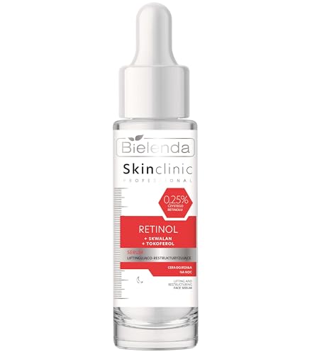 Bielenda Skin Clinic Professional 0.25% Retinol Lifting And Restructuring Night Serum for Mature Skin 30ml