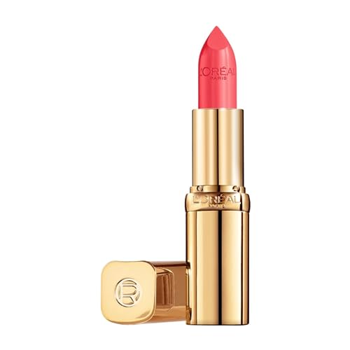 L'Oreal Paris L'Oréal Paris Color Riche Satin Smooth Lipstick, Moisturising Pure Pigment Lip Colour, With Omega 3 & Vitamin E, 145 Excusez Moi