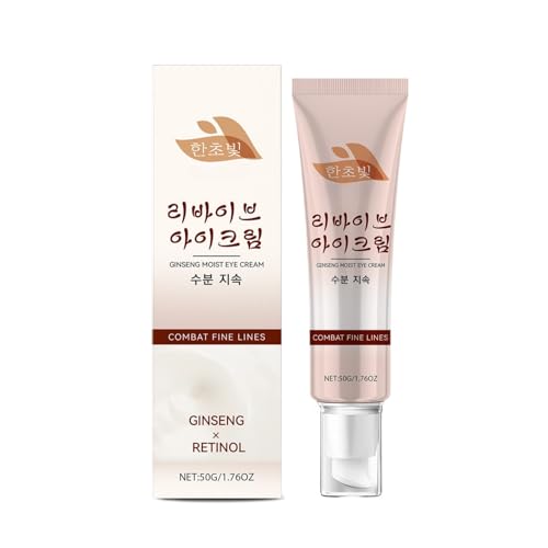 Tongyend Ginseng Under Eye Cream, Revive Eye Serum: Korean Eye Cream for Dark Circles and Puffy Eyes, Eye Bags Remover, 50ML