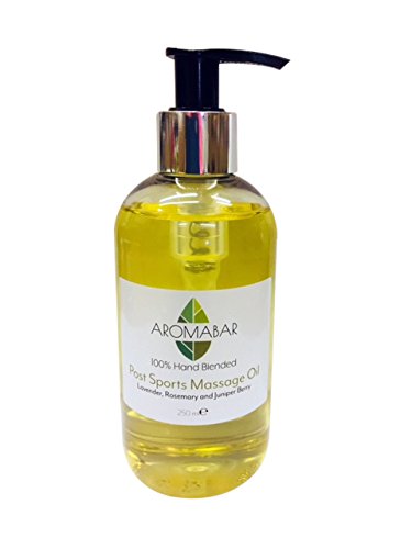 Aromabar Sports Massage Oil Twin Pack (2 x 250ml) - Eucalyptus Scented - Unisex - Women's Sports Enthusiasts