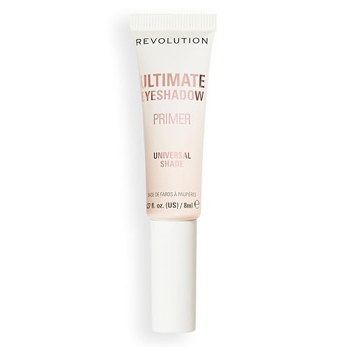 Revolution Beauty London Revolution, Ultimate Eye Base, Long-Lasting Eyeshadow Primer, Smooth for Gripping & Crease-Free Eye Makeup Looks, Cruelty-Free & Vegan, 8ml