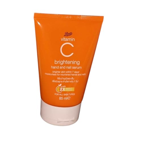 Generic VITAMIN C Brightening Hand & Nail Serum,By B øöţ ş Brighter Skin Within 7 Days, Travel Size 85mL With Free Orignial Lip Balm