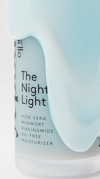 YEPODA - THE NIGHT LIGHT - Oil Free Night Cream with Aloe Vera, Mugwort and Niacinamide. Korean Skin Care (50ml)