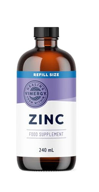 Vimergy Liquid Zinc 240 mL – 240 Servings – Liquid Zinc Supplement – Supports Immunity, Metabolism & Bone – Antioxidant – No Refined Sugar – Gluten-Free Non-GMO Kosher Vegan/Paleo Friendly