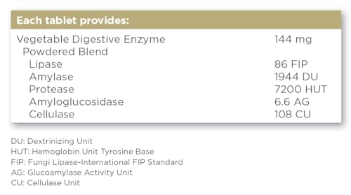 Solgar Vegan Digestive Enzymes Tablets - Pack of 250 - Lactose Free - Digestion Support - Vegan & Gluten-Free