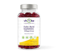 vh1be Folic Acid 400μg - 120 Natural Berry Flavour Gummies