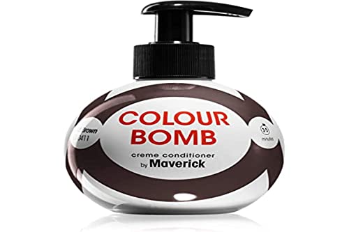 Colour Bomb by Maverick COLOUR BOMB SEMI-PERMANENT HAIR COLOUR CONDITIONER Cold Brown 250ml