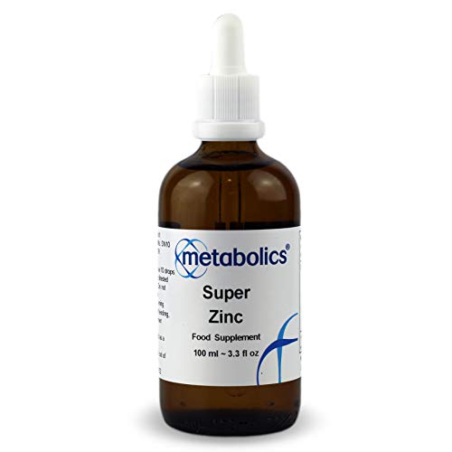 Super Zinc Liquid Drops— High Strength Zinc Sulfate & Chloride Supplement (8 mg zinc)—| Supports A Healthy Immune System | Promotes Healthy Hair, Skin & Nails | Easy Oral Consumption