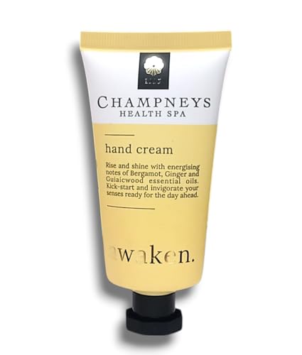 Generic Champney Health Spa | Awaken Hand Cream with Bergamot, Ginger and Guaiaicwood Essential Oils | Kick-Start & Invigorate Your Senses Ready For The Day Ahead | 50mL