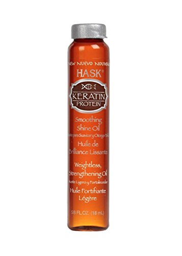 HASK Hask Keratin Protein Smoothing Lightweight Shine Oil (Pack of 12)