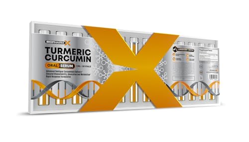Biopharm-X Pure Turmeric Shots (28 x 1300mg Turmeric Root Extract Vials) Maximum Potency & Bioavailability Raw Pressed Turmeric (95% Concentrated Curcuminoids)