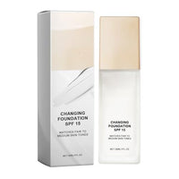 CrownLite Skye Color Changing Magic Foundation, Colour Changing Foundation, All Day Flawless Warm Skin Tone BB Cream Makeup Base Concealer, Long Lasting Color Match for Face for All Skin SPF15