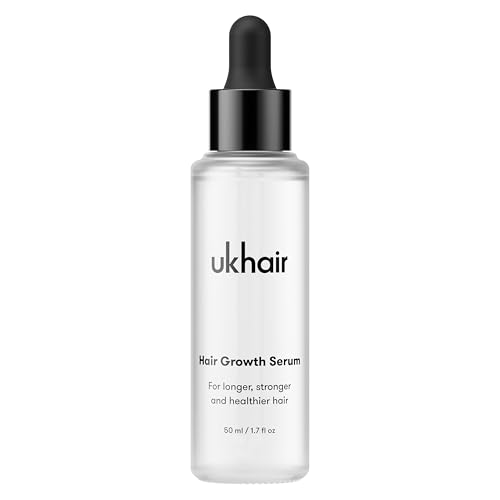 UKLASH | Thicker, Fuller & Healthier Hair Growth Serum - Pea Sprouts, Turmeric & Lemon Water Extract - Vegan, Sulfate & Paraben Free - 50m