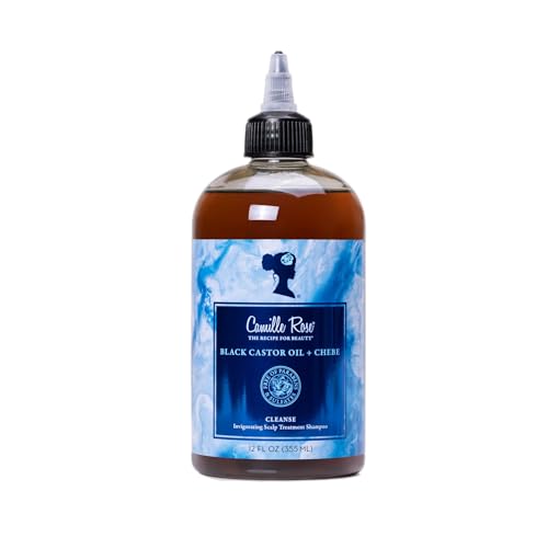 MCAMILLE ROSE Black Castor Oil + Chebe Cleanse Invigorating scalp treatment shampoo 12oz (355ml)