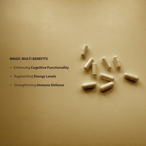 Onnutri Magic Multi Vitamins, Minerals and Organic Ashwagandha for Teens - 60 Natural Capsules Optimal Health