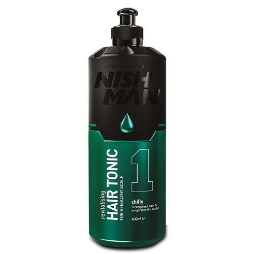 NISHMAN Revitalising Hair Tonic for Men 400ml | Scalp Tonic | Strengthens Hair | Promotes Hair Growth | Suitable for All Hair Types