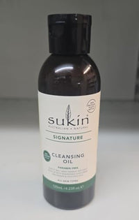 Sukin - Cleansing Oil - Signature Natural Facial Cleanser for All Skin Types - Skin Care, Facial Cleansers, Beauty Products, Skin Cleanser, Cleansing Oil for Face - 125ml