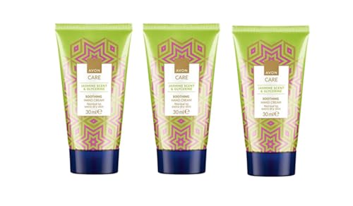 Generic Pack of 3 care Jasmine and Glycerine hand cream - 3 x 30ml
