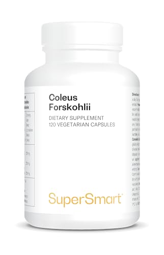 SUPERSMART Coleus Forskohlii – 100% Natural Forskolin – Supports Fast & Effective Weight Loss – Promotes Fat Breakdown – Boosts Metabolism – Vegan – Gluten-Free – SuperSmart