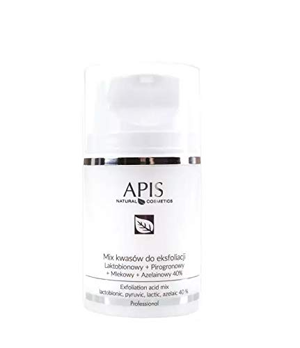 Apis Professional 40% Exfoliation Acid Mix Lactobionic Pyruvic Lactic Azelaic 50ml