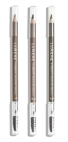 Lumene Eyebrow Shaping Pencil with Brush 1.08 g / 0.04 OZ. (3 Ash Brown)