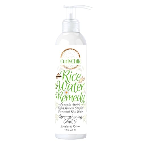 Generic CurlyChiic rice water remedy Strengthening Deep Condish (8oz)