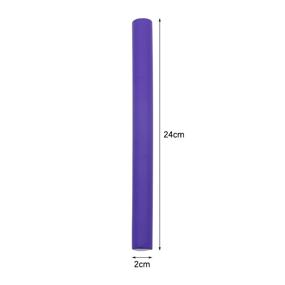 10 pcs ZONADAH Flexible Curling Rods Hair Rollers 24cm Long Hair Curler Bendy Foam Curler Roller Hair Styling Curling Sticks for Hair Salon DIY 20mm Styling Hairdressing Rollers