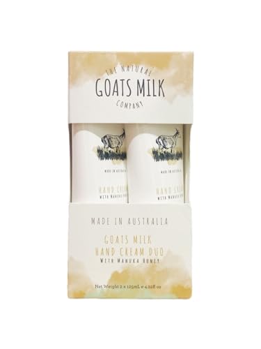 The Natural Goat Milk Company - Goats Milk Hand Cream Duo - With Manuka Honey 125mL×2