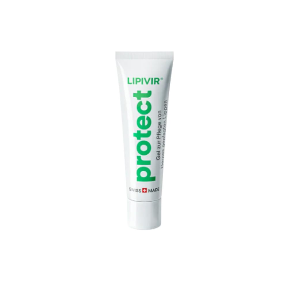 Lipivir PROTECT Cold Sore Prevention Gel – Cold Sore Cream for Lips with Manuka Oil – Transparent, Non-Greasy, Vegan & Cruelty-Free Formula