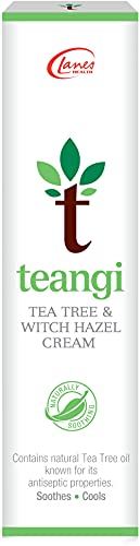 Tea Tree and Witch Hazel Cream 28g - 100% natural - treat and soothe irritated skin - Teangi