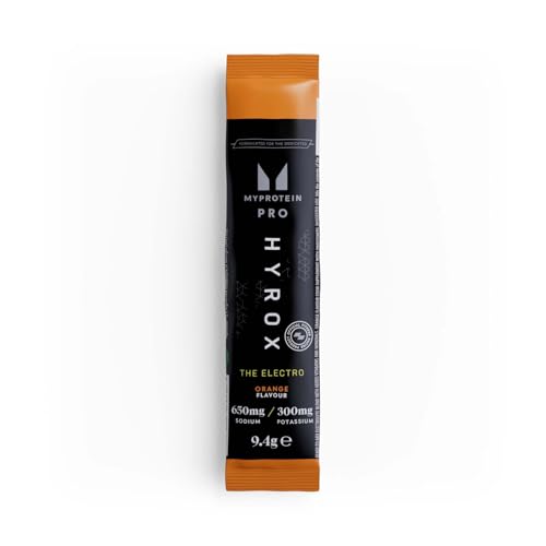 Myprotein HYROX The Electro Stick Pack – Orange | 20 x 9.4g Hydration Sachets | Electrolyte Blend with Potassium, Sodium, Magnesium & Vitamins