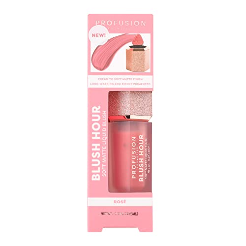 Profusion Cosmetics BLUSH HOUR LIQUID CREAM BLUSH - ROSE, 6 ml (Pack of 1)