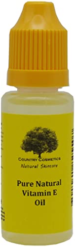 Country Cosmetics Pure Natural Vitamin E Oil 15ml in Dropper Bottle