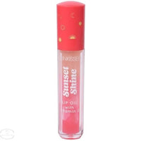 Sunkissed Sunset Shine Lip Oil, Vitamin E Enriched Hydrating Lip Balm with Subtle Color, Tropical Paradise Inspired Flavor