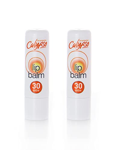 Calypso UVA/UVB Sun Protection Lip Balm SPF30 HIGH 4.3 gm (Pack of 2)