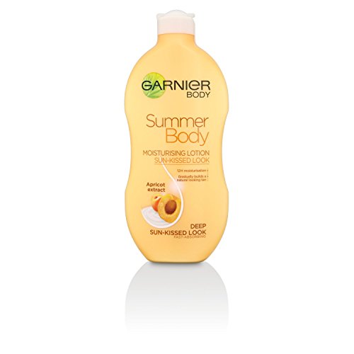 Garnier Summer Body Gradual Self Tan Moisturiser Dark, Hydrating Tanning Lotion for a Glowing Sunkissed Tan 400ml