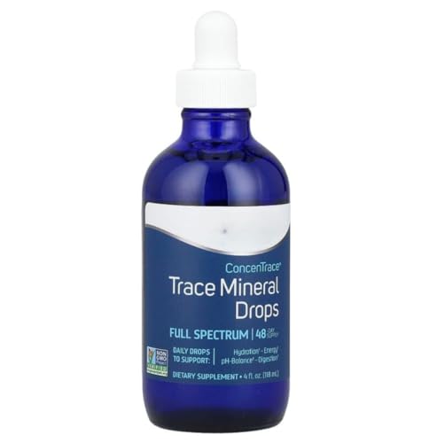 Mineral Drops, Concentrace, Non-GMO, Gluten-Free, Unflavored 118ml