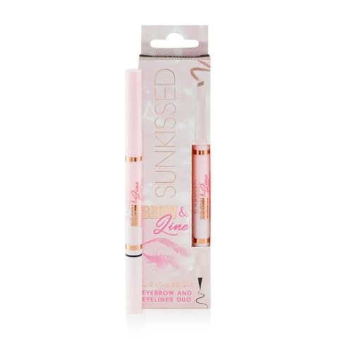 Sunkissed Brow & Line Eyebrow Pencil and Eyeliner Duo Light/Med