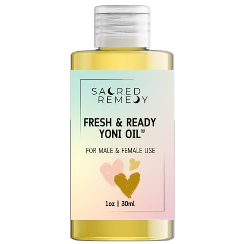 Sacred Remedy Classic Yoni Oil Potent, Hydrating, Moisturising Lotion Oil. 100% Natural & Vegan. Balance pH Level & Freshen Scent with Vitamin E (30ml)