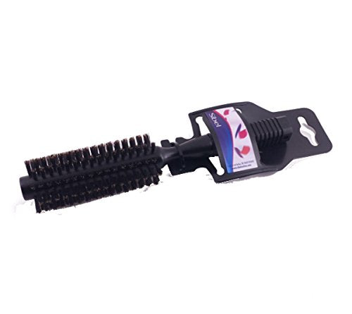 SIBEL CLASSIC 100% Boar Bristle Round Hair Brush BLACK 40mm - 8458132 by Sibel