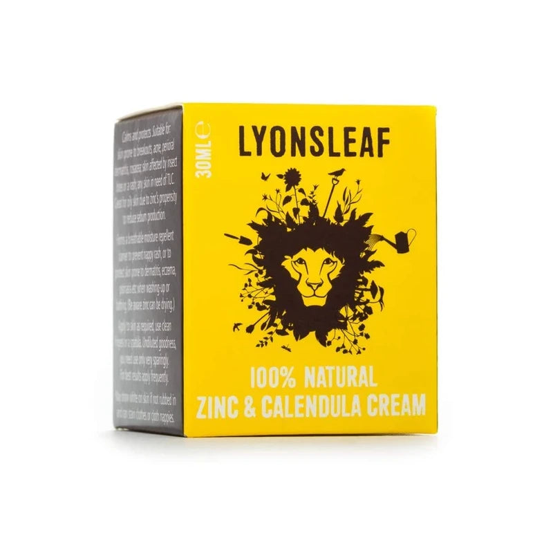 Lyonsleaf Zinc and Calendula Cream 100% Natural, 1oz / 30ml
