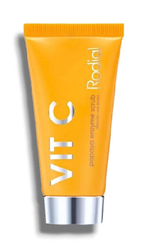 Rodial | VIT C - Facial Scrub with Papaya Enzyme Extract,Featuring Energising Facial Scrub Works to Gently Yet Thoroughly Slough Away Dead Skin Cells Without Feeling Harsh on The Skin|20mL-Travel Size