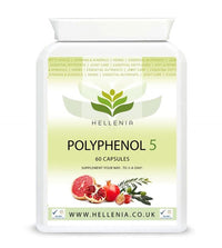 Hellenia Polyphenol 5 | 5-a-Day Fruit & Veg Dietary antioxidants - 60 Capsules