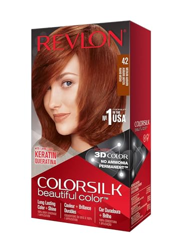 REVLON TINTE COLORSILK 42 MED AUBURN