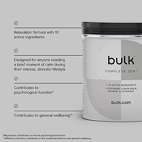 Bulk Complete Zen Capsules, Pack of 120, 30 Servings