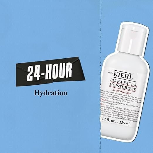 Generic K Facial Cream Moisturiser - Provides Up to 72-Hour Hydration, Instrumental Test, 29 Subjects, for All Skin Types, 125 ml
