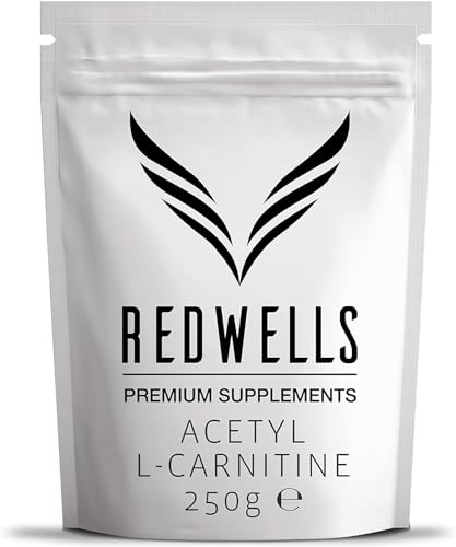 Acetyl L-Carnitine Powder (ALCAR) REDWELLS Premium Quality Vegan (250g)