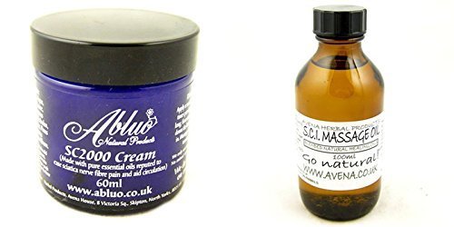 Sciatica Pain Relief Low Back Pain Soothe Naturally Herbal Pain Cream & Massage Oil Sciatica Pain Relief Neck Pain Lower Back Pain Made in Yorkshire